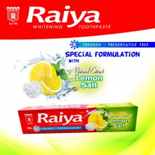 Raiya Lemon Salt Whitening Toothpaste